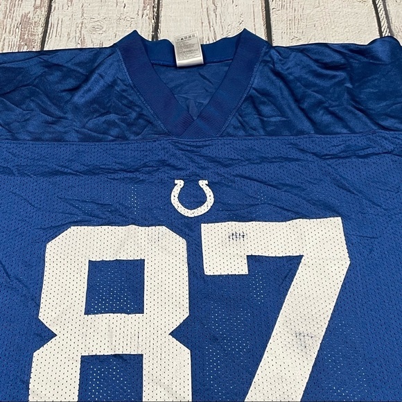 Reggie Wayne Indianapolis Colts Reebok NFL Football Jersey - Picture 3 of 8